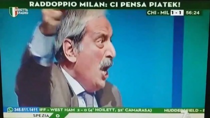 Krzysztof Piątek - Goal + Tiziano Crudeli / Chievo vs AC Milan (09.03.2019)