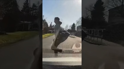 Nagłe wtargnięcie na jezdnię