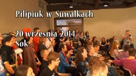 Spotkanie z pisarzem Andrzejem Pilipiukiem w Suwalskim Ośrodku Kultury, 20 września 2014.