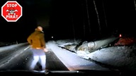 Dachowanie pojazdu w oku kamery policjanta przed służbą.  STOP PIRAT