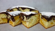 Ciasto z brzoskwiniami  Brzoskwiniowy Uśmiech