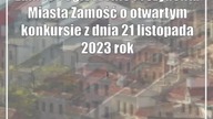 Zamość: Ogłoszenie Prezydenta Miasta Zamość o otwartym konkursie z dnia 21 listop...