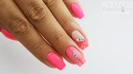 Pink SHEER nails / różowa koronka zdobienie / Colours by Molly