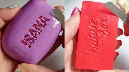 Soap Carving ASMR Relaxing Sounds no talking Satisfying ASMR Video