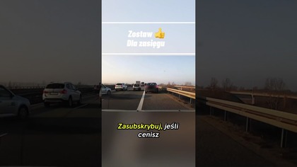 Za mały odstęp i gotowe #jazda #kolizja #bezpieczeństwo #polscykierowcy #wypadki