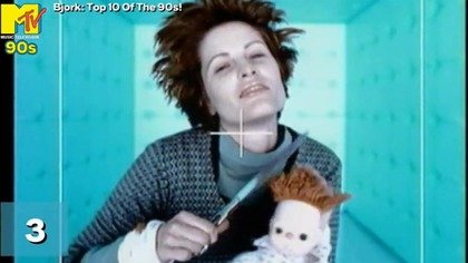 Bjork - Violently Happy (MTV 90s UK)