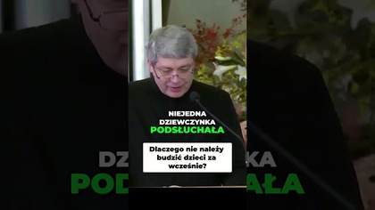 Dlaczego nie należy budzić dzieci za wcześnie #pawlukiewicz