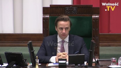 NOCNA ODEZWA BOSAKA DO ZEŁEŃSKIEGO Z FOTELA MARSZAŁKA! MOCNE SŁOWA!