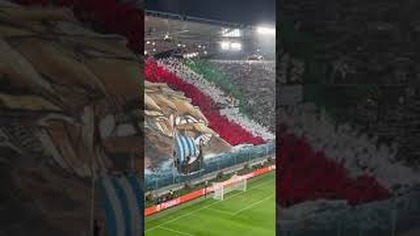 Oprawa Legia Warszawa przed meczem z Molde