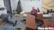 Bystrzak TV - Esta wali Siwego i dostaje kopa!!!
