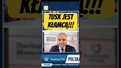 TUSK JEST KŁAMCĄ!