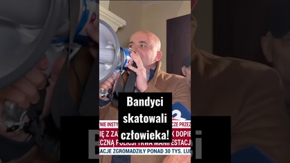 Bandyci skatowali człowieka!