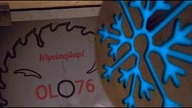 Żywica epoksydowa - Fluorescencyjny płatek śniegu / Epoxy resin - Fluorescent snowflake