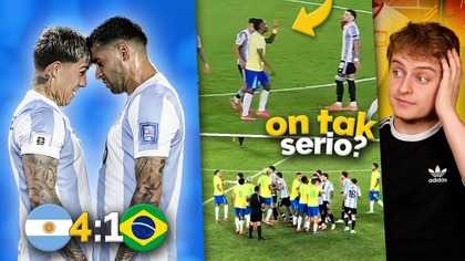 było gorąco Argentyna POKONAŁA Brazylię i awansowała na MUNDIAL! Co tam pokazał Vinicius?