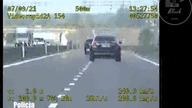 Jechał niemal 250 kilometrów na godzinę, był zaskoczony zatrzymaniem i mocą radiowozu.