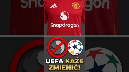 UEFA każe zmienić koszulki #uefa #manchesterunited