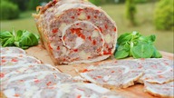 Domowa wędlina rolada galantyna pieczeń drobiowo wieprzowa