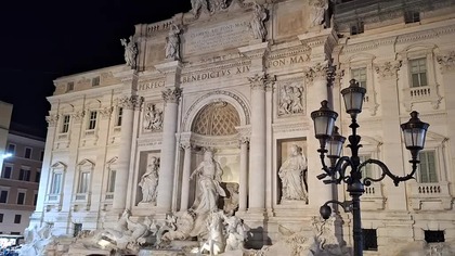 ROMA 2025 film 47 Fontana di Trevi budowana od 1735 do 1776