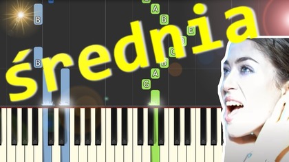  Im więcej Ciebie tym mniej (Natalia Kukulska) - Piano Tutorial (średnia wersja)  NUTY W OPISIE 