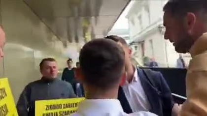 15. 10. 2022r Patryk Jaki uderzył Michała Kołodziejczaka..