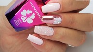 Pink, pixie & Rose gold nails / Colours by Molly