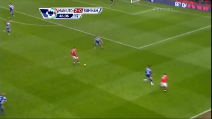 Premier League sezon 2010/2011 Manchester United 3-0 Birmingham Giggs