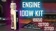 OBS ENGINE 100W KIT - Recenzja e-papierosa 18650 / 20700 / 21700