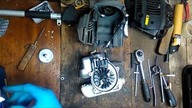 Jak rozebrać kosę podkaszarkę spalinową Titan Garde Tech Pertol Nac Castorama Motorsense