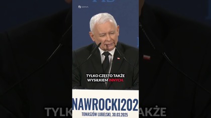 Kaczyński o Trzaskowskim: To jest laluś
