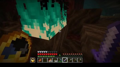 You can extinguish the blue fire with the sword #minecraft #Short #Shorts #Game #nether