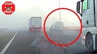 Wypadek na autostradzie A1.  STOP PIRAT