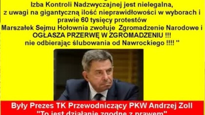 Profesor Zoll proponuje rozwiązanie w sprawie zaprzysiężenia Nawrockiego.  Musi wystąpić precedens mp4 686x432