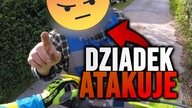 Dziadek atakuje motocykliste