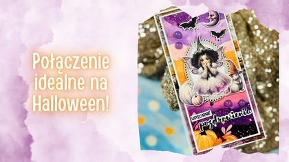Słodkie Halloween, czyli kartka z książki od @MaremiSmallArt i Tosiakowych papierów