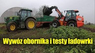 Wywóz obornika z John Deere & Manitou/ Głębosz zamiast pługa/ Kula