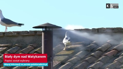 Biały dym nad Watykanem.  Papież został wybrany [KS Info]