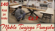 Cz 7. Montaż nóg do blatu, polerka i podsumowanie projektu z żywicą epoksydową / epoxy