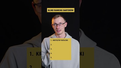 Blind ranking darterów