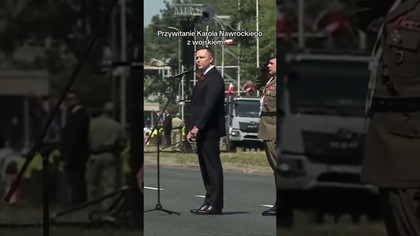 PRZYWITANIE NAWROCKIEGO Z ŻOŁNIERZAMI