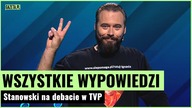 Stanowski na debacie w TVP.  Wszystkie wypowiedzi i starcie z Wysocką-Schnepf | Gazeta.pl