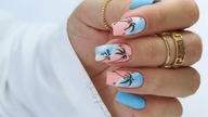 Summer nails art tutorial / Allepaznokcie Molly Lac