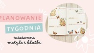 Pełnia wiosny! | Druga tygodniówka kwietnia w bullet journal | Weekly [autopromocja]