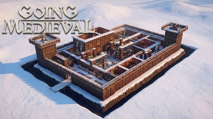 Going Medieval PL - #2. 23 Przebudowa wież obronnych i dokończenie budowy fosy przeciwogniowej 