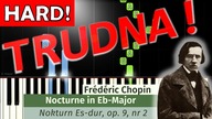  Nokturn Op.  9 nr 2 (F.  Chopin) - Piano Tutorial (TRUDNA! wersja)  NUTY W OPISIE 
