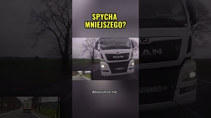  Centymetry decydowały wyprzedzanie na styk! Kto tu przesadził? #polskiedrogi #uwaga #kierowcy