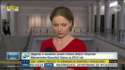 Prawie milion złotych nagr&oacute;d dla kierownictwa Kancelarii Sejmu
