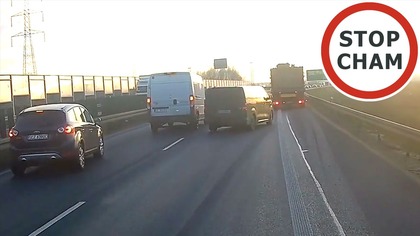 Najechanie na drodze ekspresowej - bezpieczny odstęp to fikcja #2118 Wasze Filmy