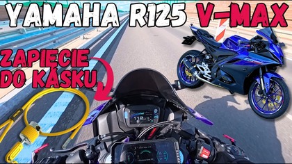 Jak szybka jest YAMAHA R125? Mierzymy V-MAX | Testujemy linkę zabezpieczającą do kasku #motovlog