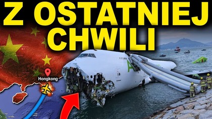 PILNE: KATASTROFA JUMBO JETA EMIRATES W HONG KONGU