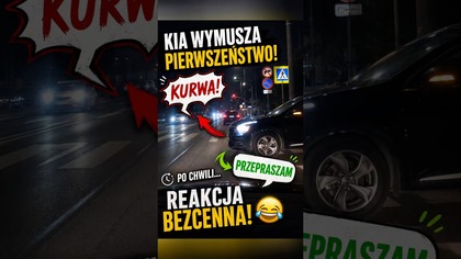Kia wymusza, emocje wybuchają a chwilę później przepraszam  #shorts #polskiekierowcy